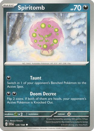 Spiritomb 129  - Uncommon