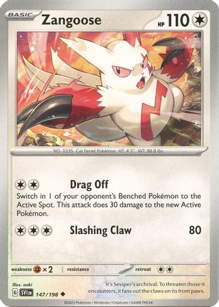 Zangoose 147/198  - Uncommon