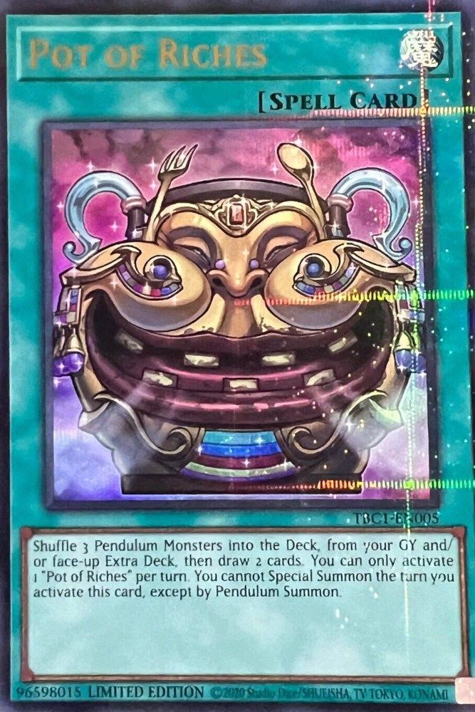 Pot of Riches (TBC1-EN005) - Ultra Rare