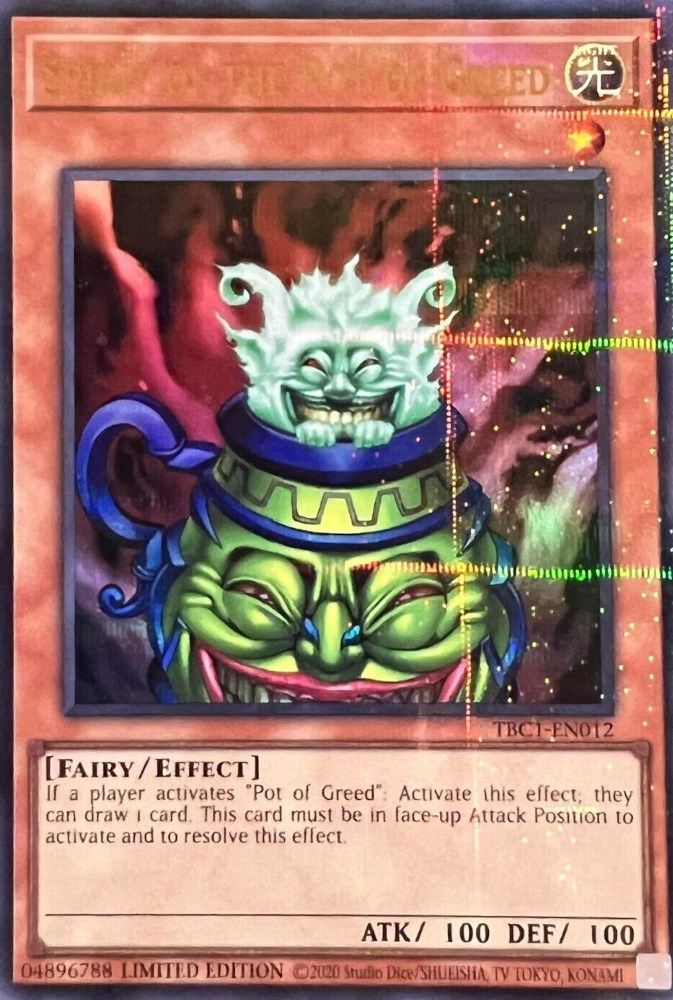 Spirit of the Pot of Greed (TBC1-EN012) - Ultra Rare