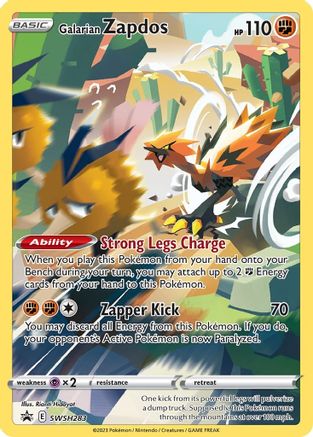 Galarian Zapdos SWSH283  - Holofoil - Promo