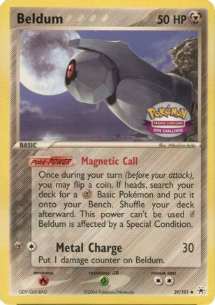 Beldum (29/101) (Défi Gym) [EX : Légendes cachées] 