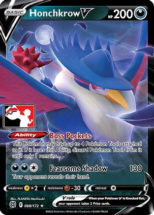 Honchkrow V/172  - Holofoil - Ultra Rare