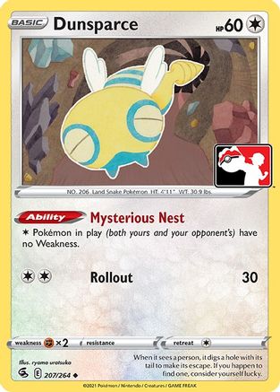 Dunsparce (207/264) [Pack de prix série deux] 