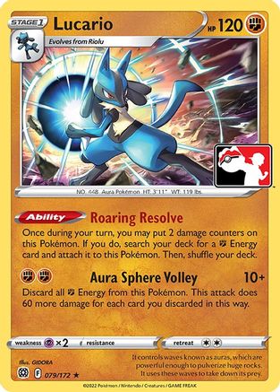 Lucario - 079/172/172  - Rare