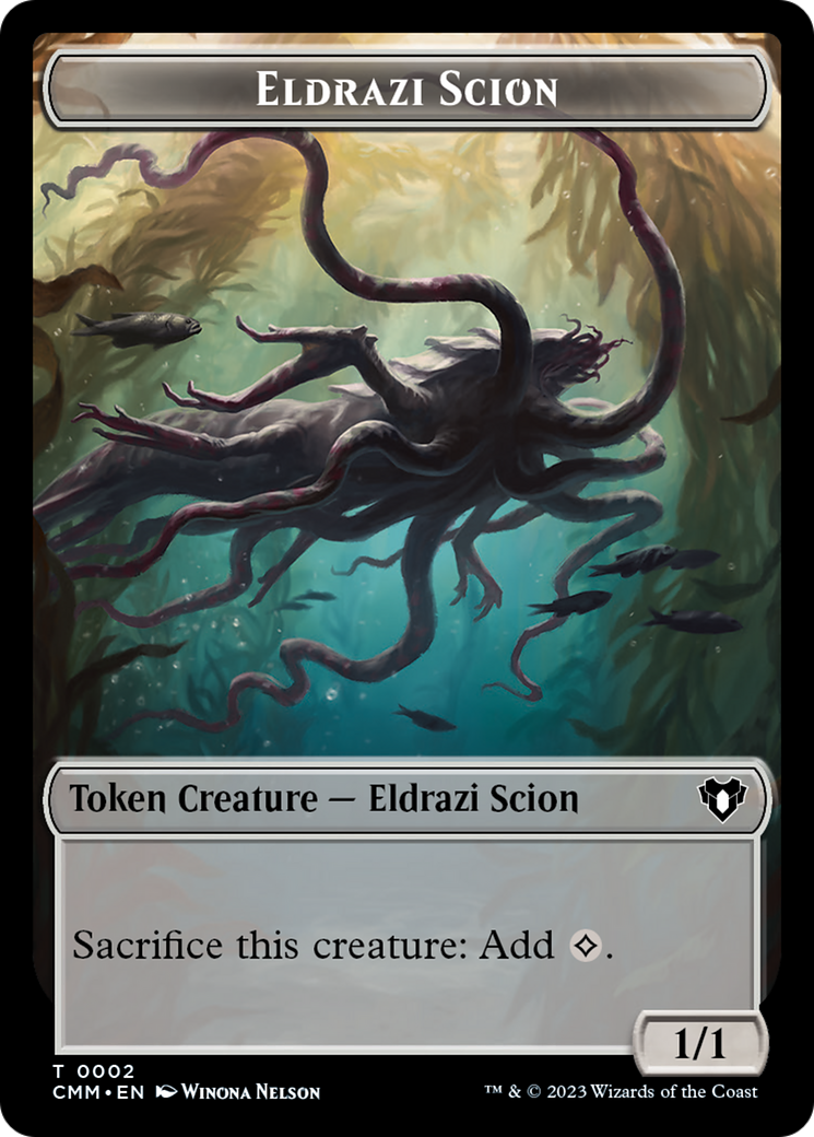 Esprit // Jeton double face Eldrazi Scion [Jetons Commander Masters] 