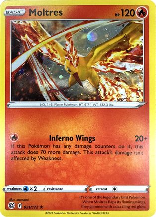 Moltres (Cosmos Holo) 021  - Holofoil - Promo