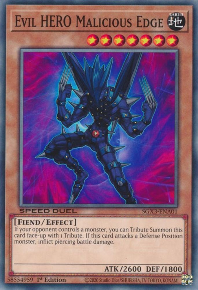 Evil HERO Malicious Edge (SGX3-ENA01) - Common