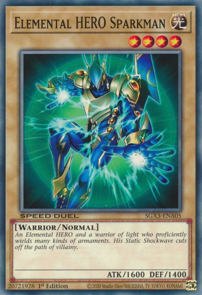 Sparkman, HÉROS élémentaire [SGX3-ENA05] Commun 