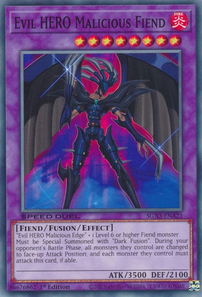 HÉROS maléfique Démon malveillant [SGX3-ENA21] Commun 