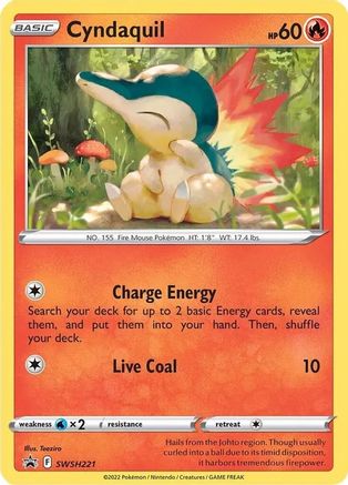 Cyndaquil (Cosmos Holo) SWSH221  - Holofoil - Promo