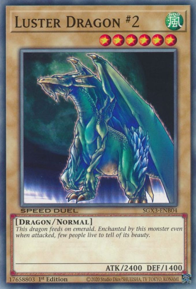 Luster Dragon #2 (SGX3-ENB04) - Common