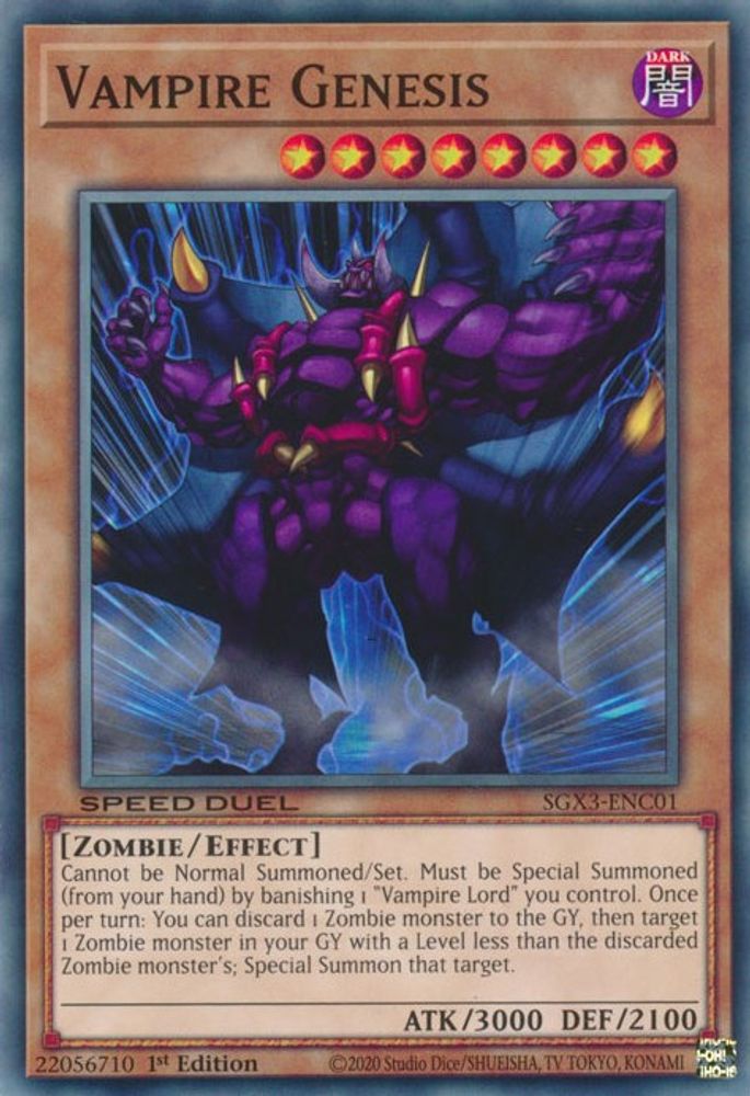 Vampire Genesis (SGX3-ENC01) - Common