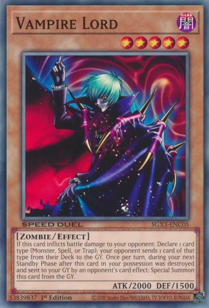 Vampire Lord (SGX3-ENC05) - Common