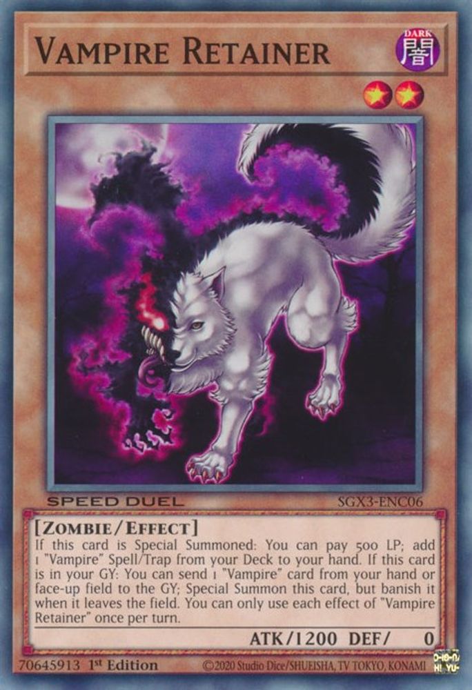 Vampire Retainer (SGX3-ENC06) - Common