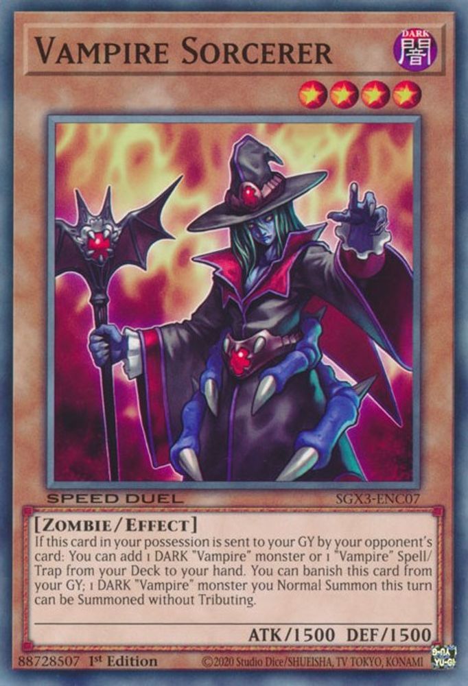 Vampire Sorcerer (SGX3-ENC07) - Common