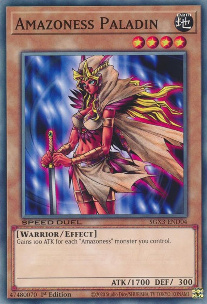 Paladin Amazonesse [SGX3-END04] Commun 