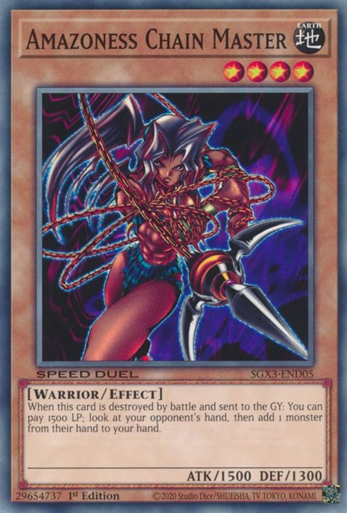 Amazoness Chain Master (SGX3-END05) - Common