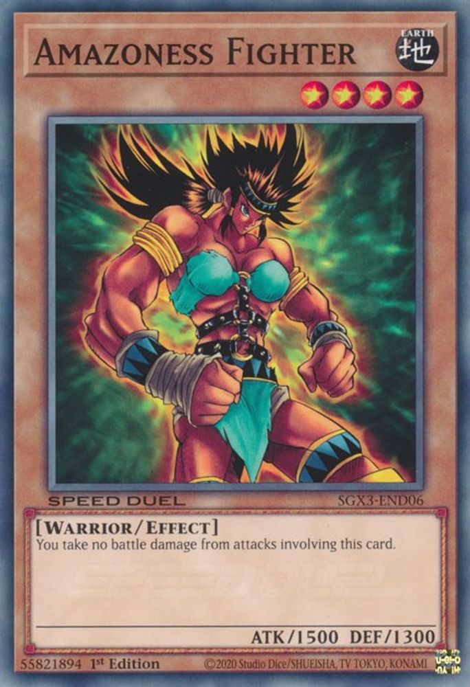 Amazoness Fighter (SGX3-END06) - Common