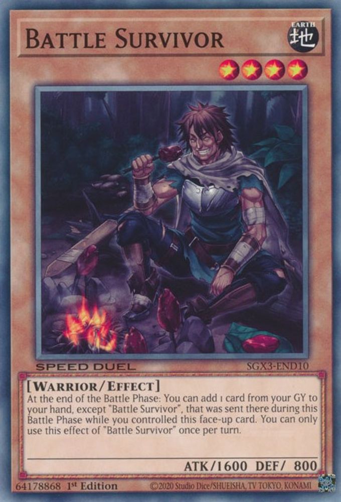 Battle Survivor (SGX3-END10) - Common
