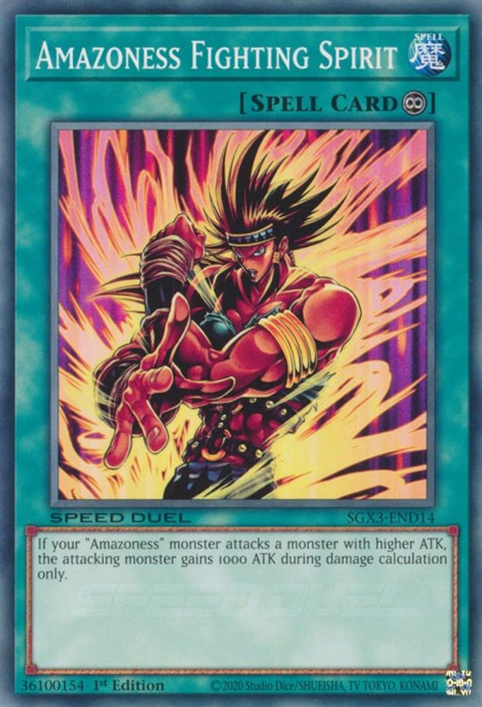 Amazoness Fighting Spirit (SGX3-END14) - Common