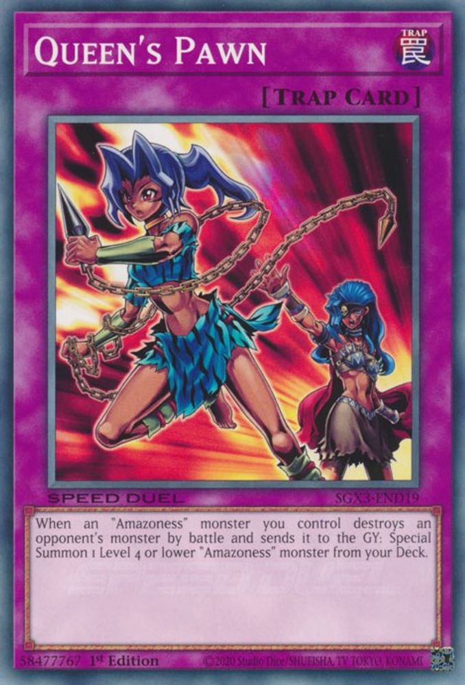 Pion de la Reine [SGX3-END19] Commun 