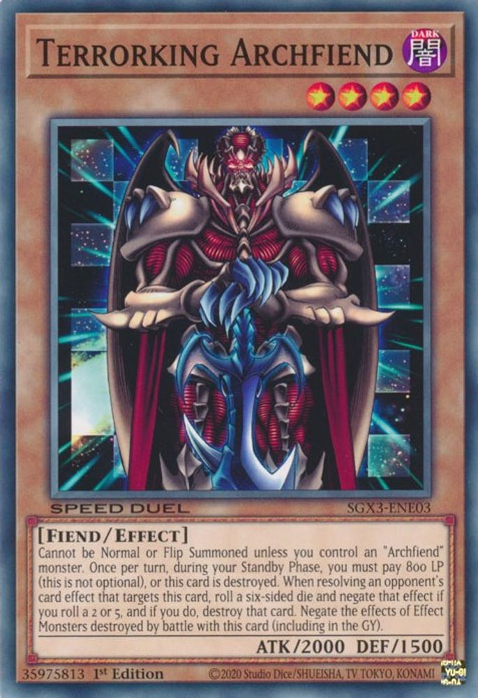 Archdémon terroriste [SGX3-ENE03] Commun 