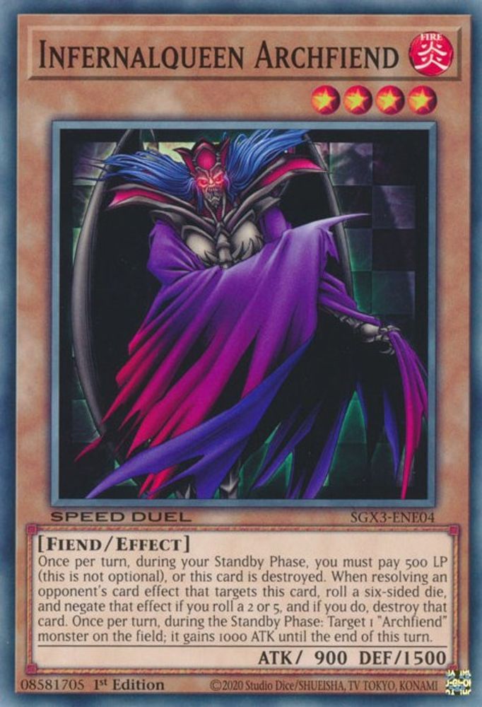 Infernalqueen Archdémon [SGX3-ENE04] Commun 
