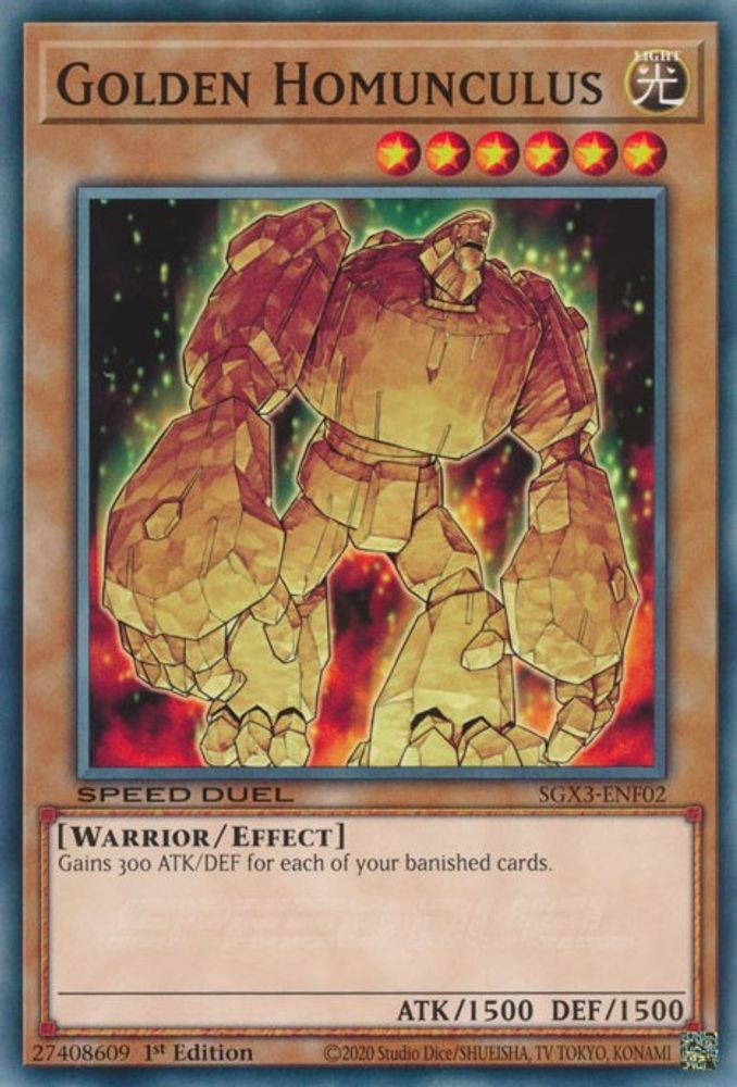 Golden Homunculus (SGX3-ENF02) - Common