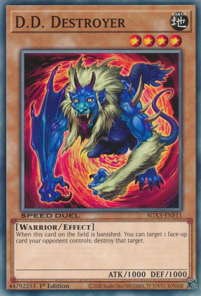 D.D. Destroyer (SGX3-ENF11) - Common