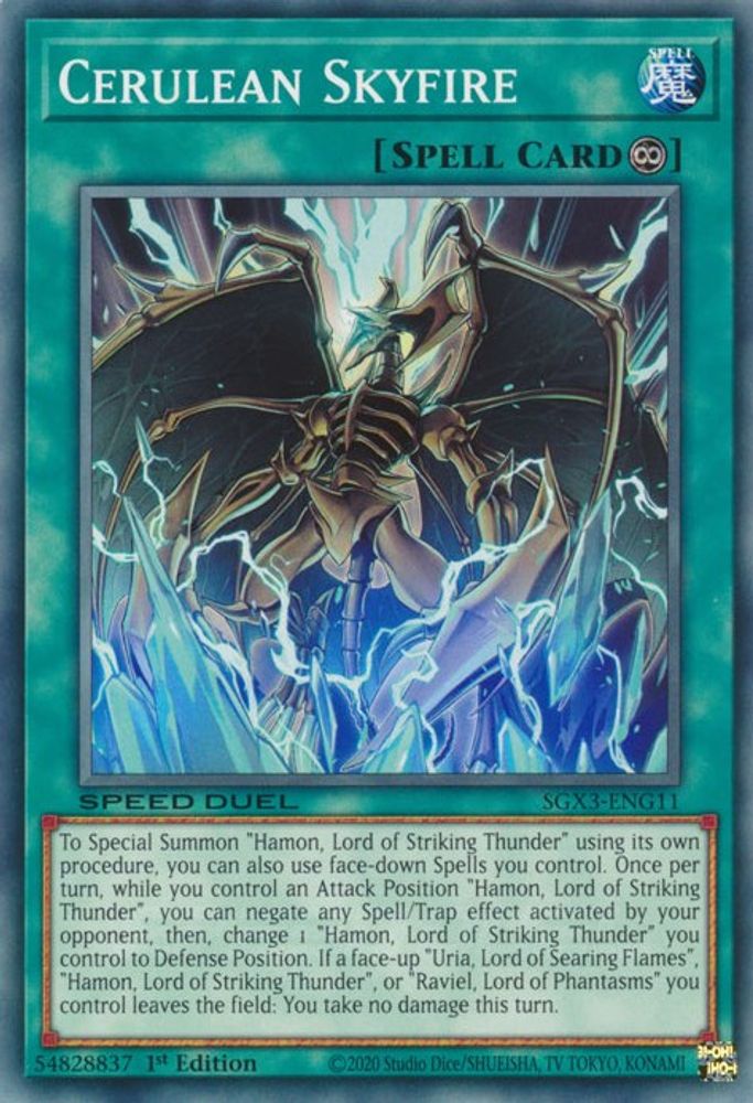 Cerulean Skyfire (SGX3-ENG11) - Common