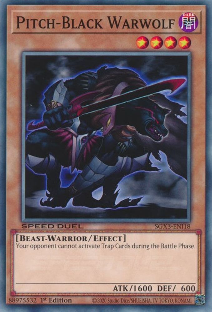 Pitch-Black Warwolf (SGX3-ENI18) - Common