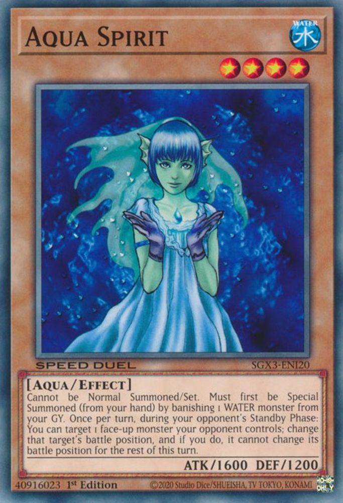 Aqua Spirit (SGX3-ENI20) - Common