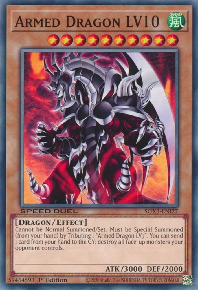 Armed Dragon LV10 (SGX3-ENI27) - Common