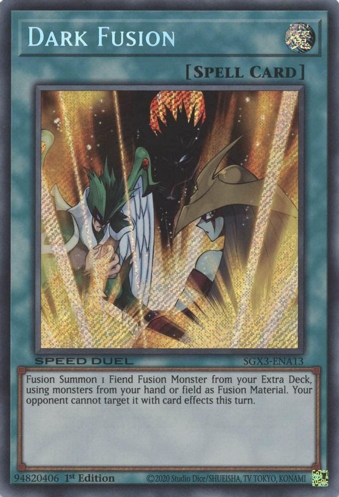 Dark Fusion (Secret Rare) (SGX3-ENA13) - Secret Rare