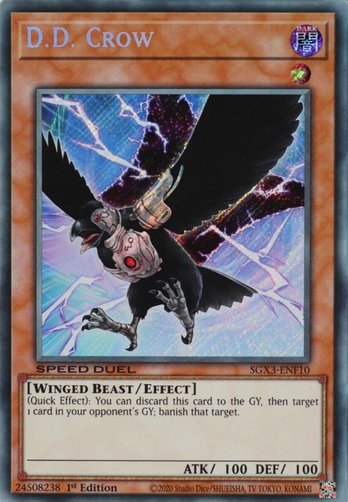 D.D. Crow (Secret Rare) (SGX3-ENF10) - Secret Rare