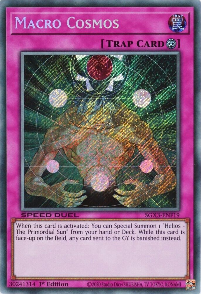 Macro Cosmos (Secret Rare) (SGX3-ENF19) - Secret Rare