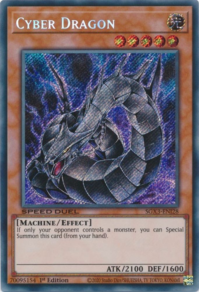 Cyber Dragon (Secret Rare) (SGX3-ENI28) - Secret Rare