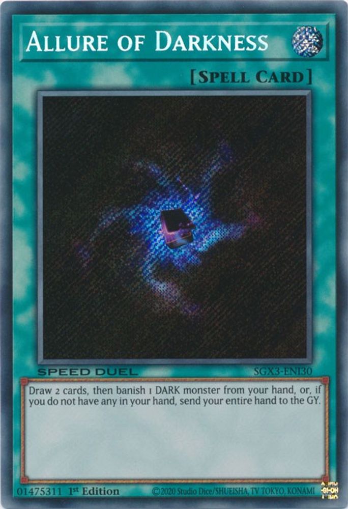 Allure of Darkness (Secret Rare) (SGX3-ENI30) - Secret Rare