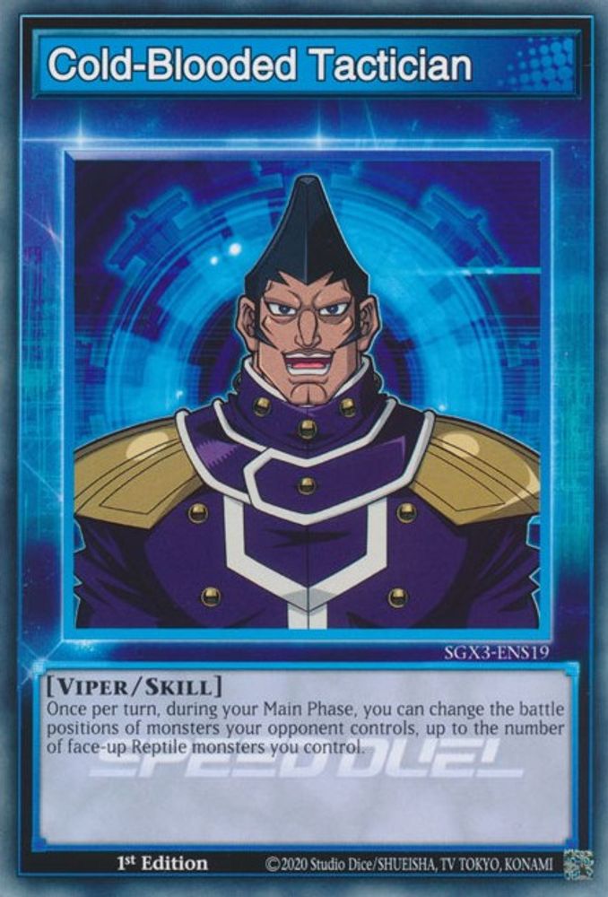 Cold-Blooded Tactician (SGX3-ENS19) - Common