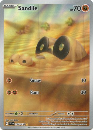 Sandile 216/198  - Holofoil - Illustration Rare