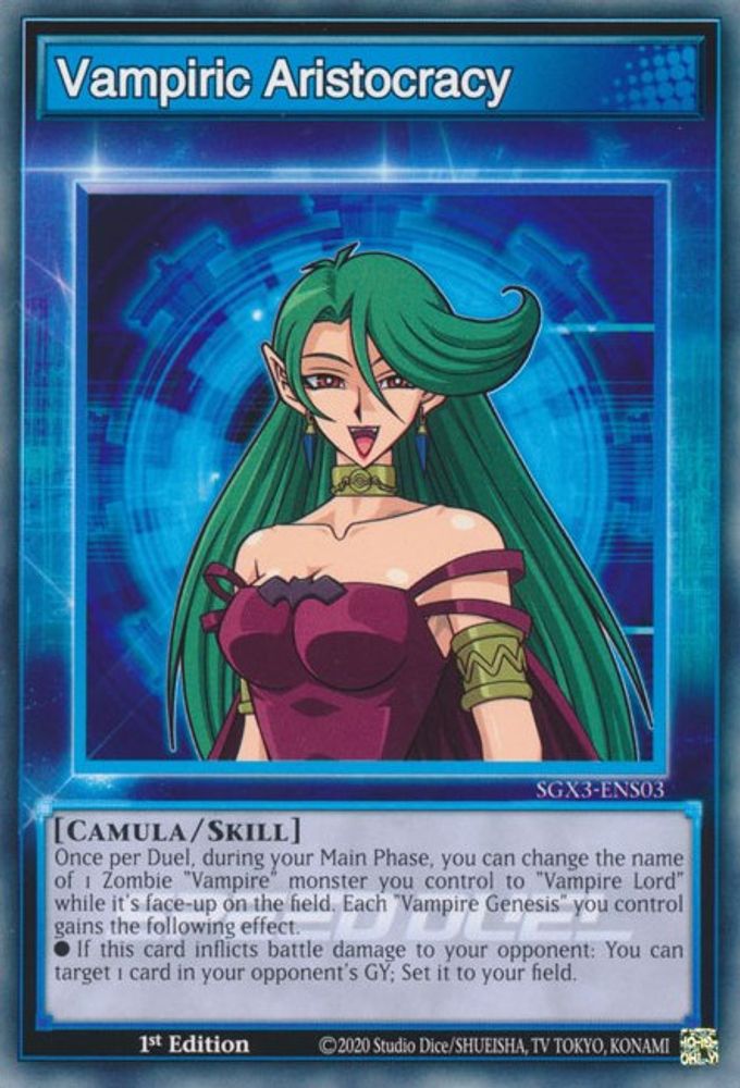 Aristocratie vampirique [SGX3-ENS03] Commune 