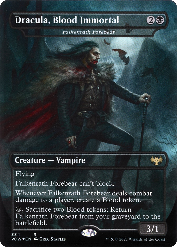Falkenrath Ancêtre - Dracula, Immortel de Sang [Innistrad : Vœu Pourpre] 