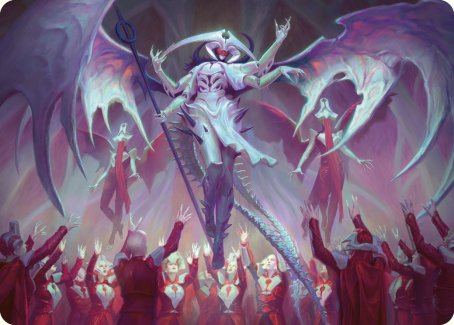 Atraxa, carte d'art Grand Unificateur [Phyrexia : All Will Be One Art Series] 