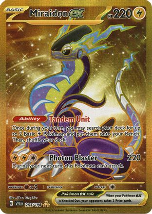 Miraidon ex 253/198  - Holofoil - Hyper Rare