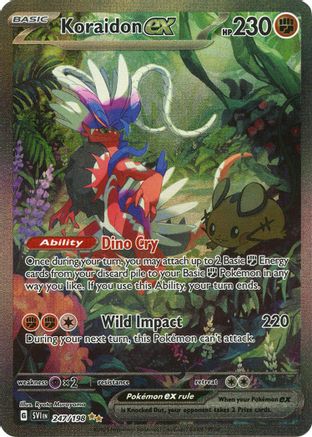 Koraidon ex 247/198  - Holofoil - Special Illustration Rare