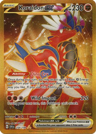 Koraidon ex 254/198  - Holofoil - Hyper Rare