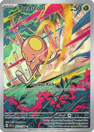 Toedscool 201/198  - Holofoil - Illustration Rare