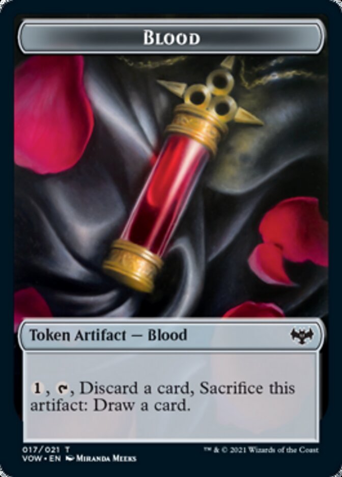 Sang // Zombie (005) Jeton double face [Innistrad : Jetons de vœu cramoisi] 