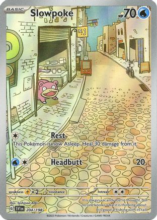 Slowpoke 204/198  - Holofoil - Illustration Rare